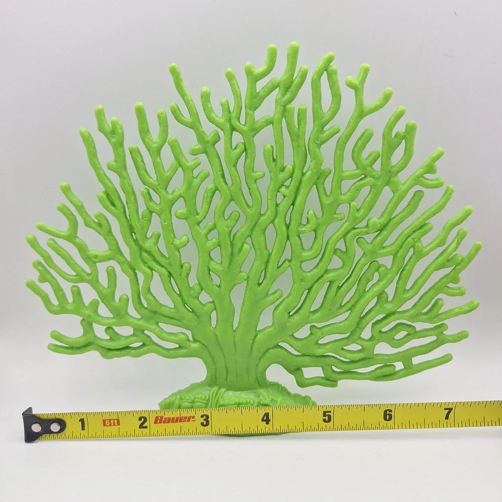 Artificial‎ Plastic Green Coral Aquarium Plant Fish Tank Ornament Decoration